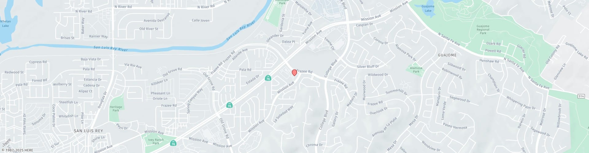 Location Map: 4645 Frazee Rd. Oceanside, CA 92057